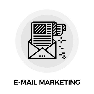 E-posta Pazarlama Satırı Simgesi