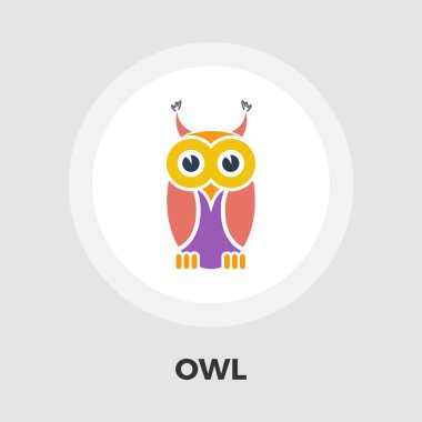 Baykuş simgesi düz