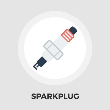 Simge düz sparkplug