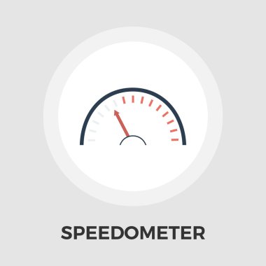 hız göstergesi düz simgesi