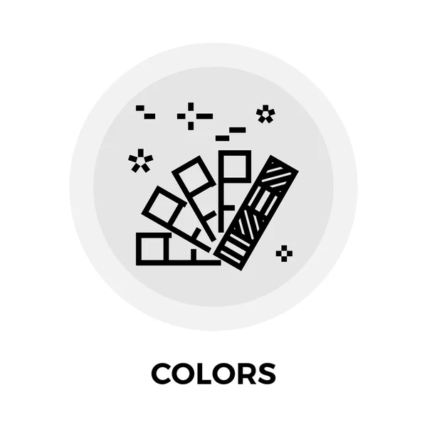 Icono de línea de colores — Vector de stock