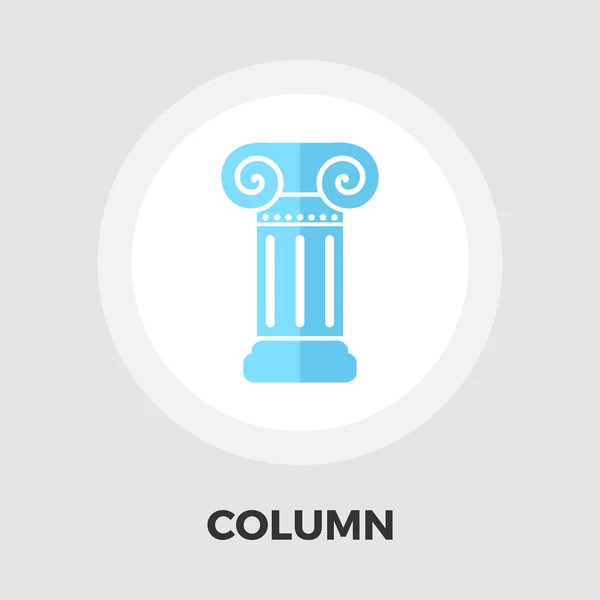 Column flat icon — Stock Vector
