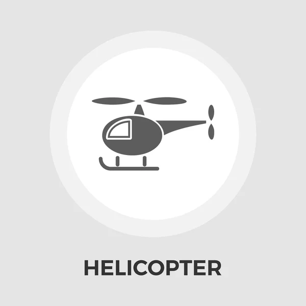 Helikopter vektor flat ikonen — Stock vektor