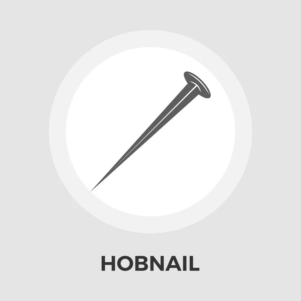 Hobnail vector icono plano — Vector de stock