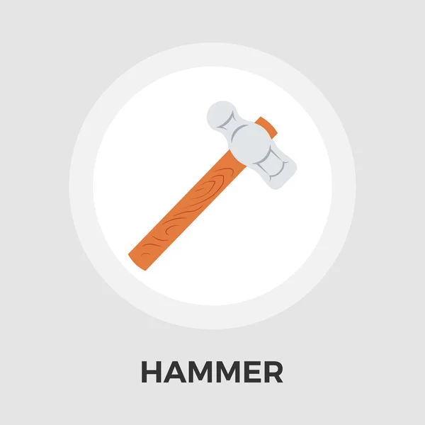 Hammer-Symbolvektor. — Stockvektor