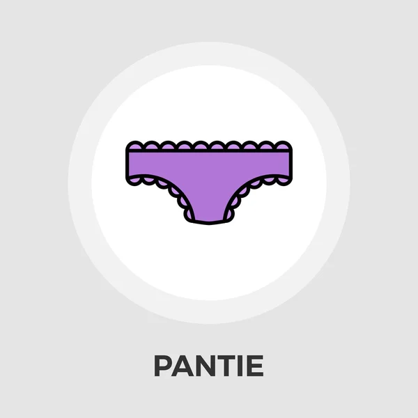 Pantie vector icono plano — Archivo Imágenes Vectoriales