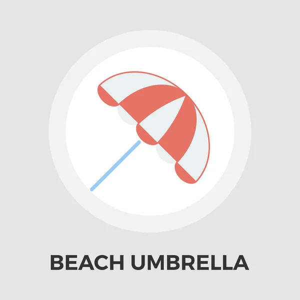 Beach Umbrella Icon — Stock Vector