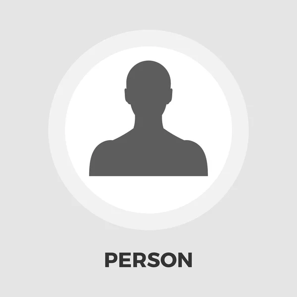Person icon flat — Stock Vector