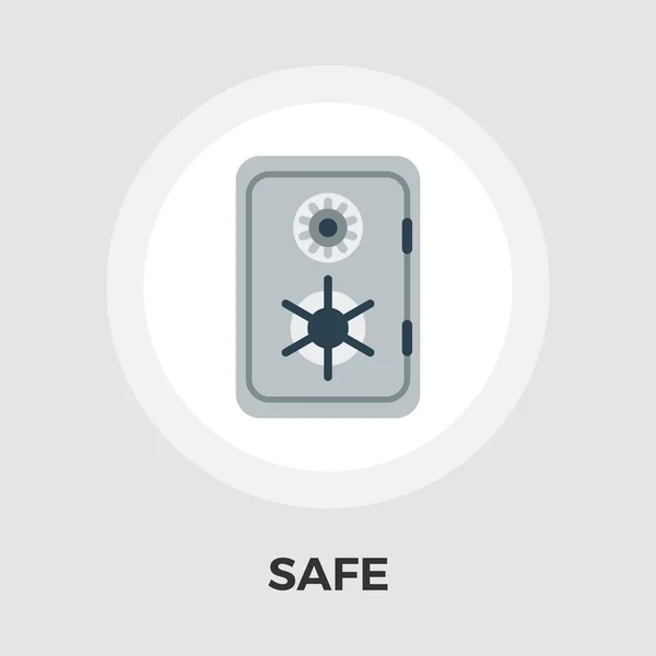 Bezpečné ploché ikony — Stockový vektor