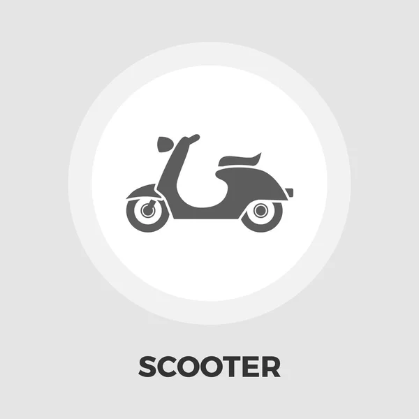 Scooter Icône plate — Image vectorielle