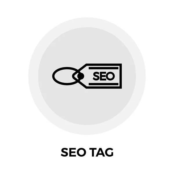 SEO Tag Line Symbol — Stockvektor