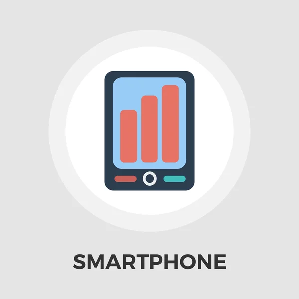 Plochá ikona Smartphone — Stockový vektor
