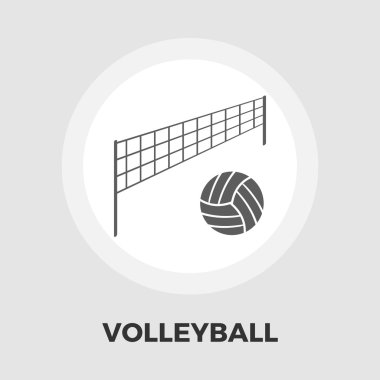 Voleybol simgesi düz