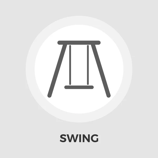 Swing vecteur icône plate — Image vectorielle