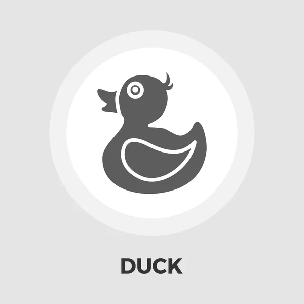 Płaski ikona kaczka — Wektor stockowy