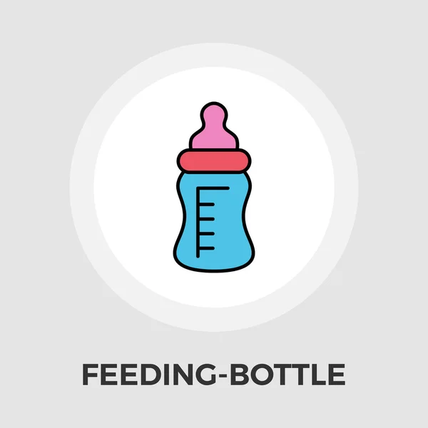 Feeding bottle vector flat icon — Stock Vector