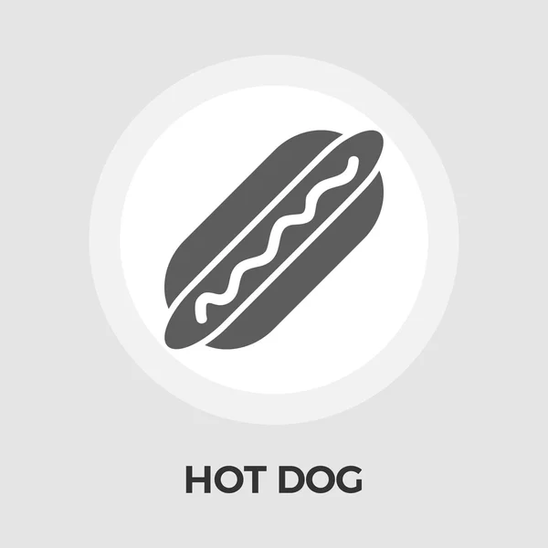 Hot dog vector flat icon — Stock Vector