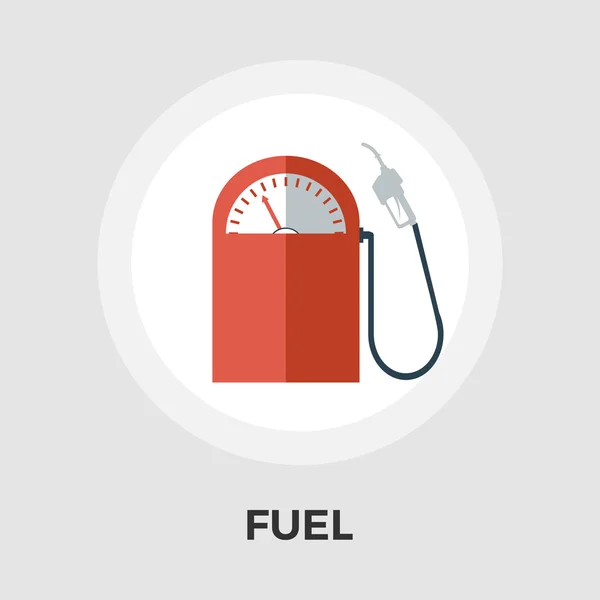 Vetor de combustível ícone plano — Vetor de Stock