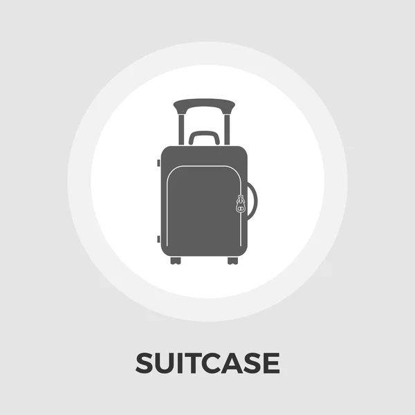 Koffertje Flat Icon — Stockvector