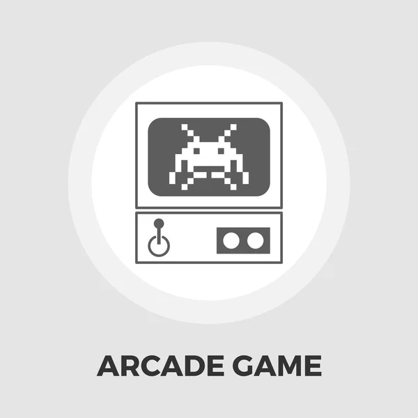 Retro Arcade Machine icono plano — Vector de stock