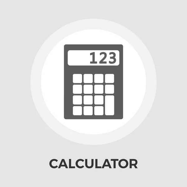 Calculadora vector icono plano — Vector de stock