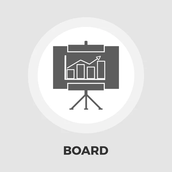 Board flat icon — Stock Vector