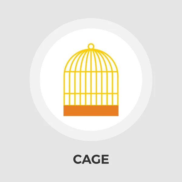 Cage Vector Flat Icon — Stock Vector