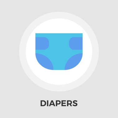 Bebek bezi vektör düz simgesi