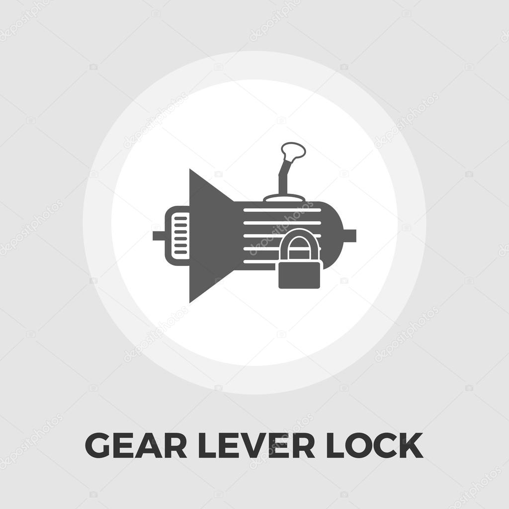 Gear lever lock flat icon Stock Vector Image by ©leshkasmok 109817604