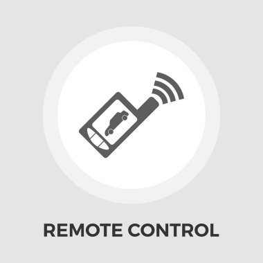 Uzaktan kumanda düz simgesi