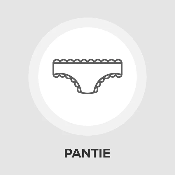 Pantie vector icono plano — Vector de stock