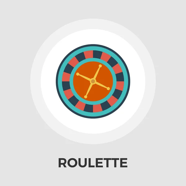 Roulette vector flat icon — Stock Vector