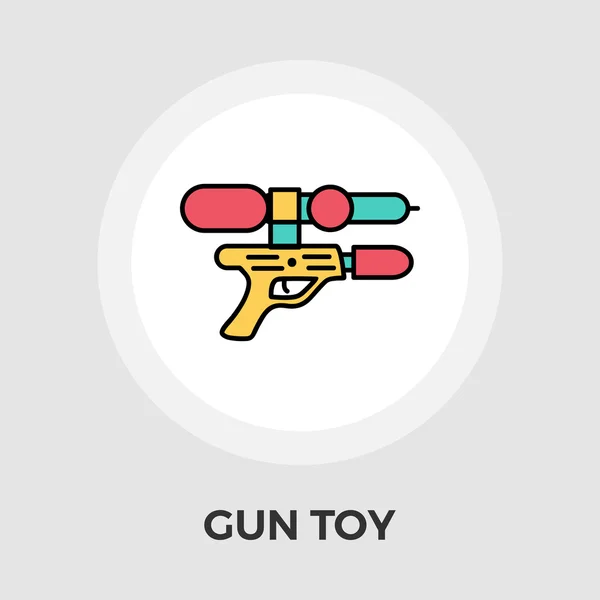 枪玩具平面图标 — 图库矢量图片