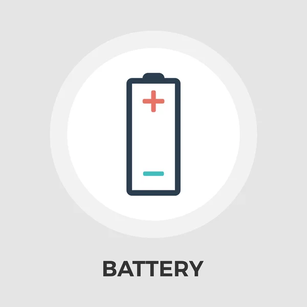 Battery Flat Icon — Stock Vector