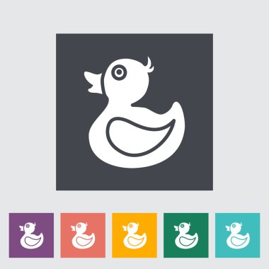 Duck düz simgesi