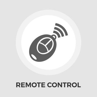 Uzaktan kumanda düz simgesi