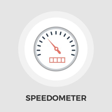 hız göstergesi düz simgesi