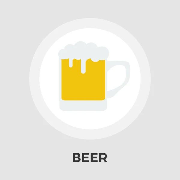 Beer flat icon — Stock Vector