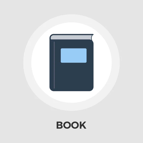 Livro Flat Icon — Vetor de Stock