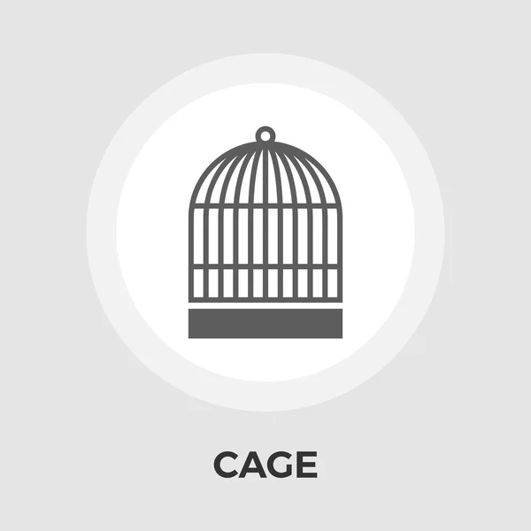 Cage Vector platte pictogram — Stockvector