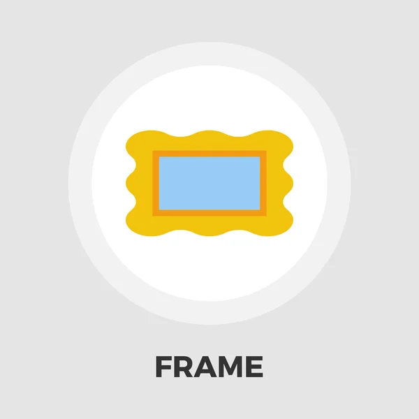 Icône plate cadre — Image vectorielle