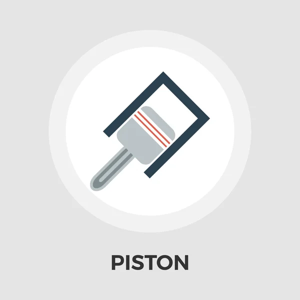 Pistón icono plano — Archivo Imágenes Vectoriales