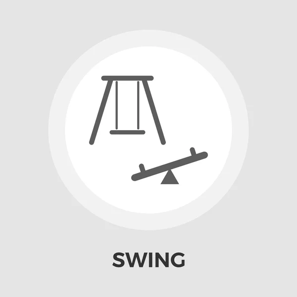 Swing vecteur icône plate — Image vectorielle