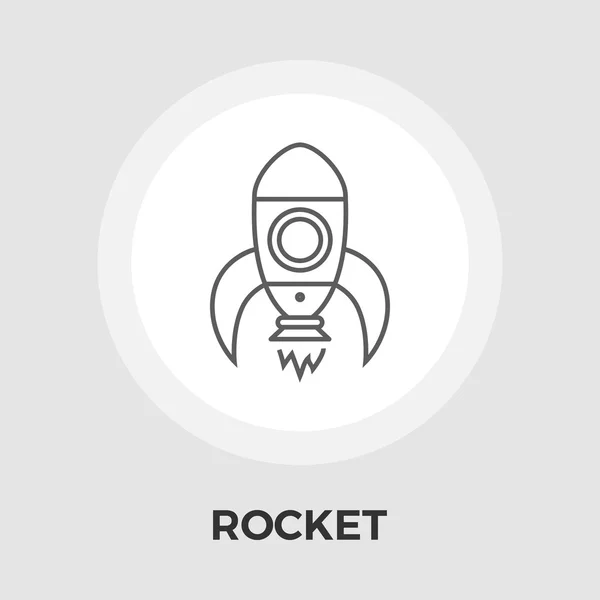 Rocket vector flat icon — Stock Vector