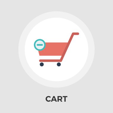 Otomobil Düz Simgesi