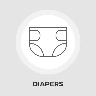 Bebek bezi vektör düz simgesi