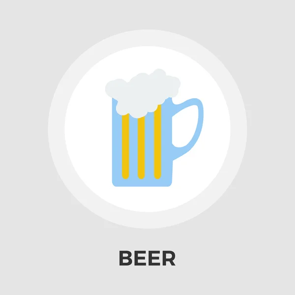 Beer flat icon — Stock Vector