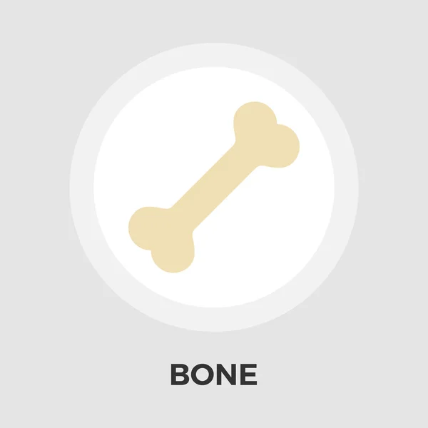 Icona piatto osseo . — Vettoriale Stock