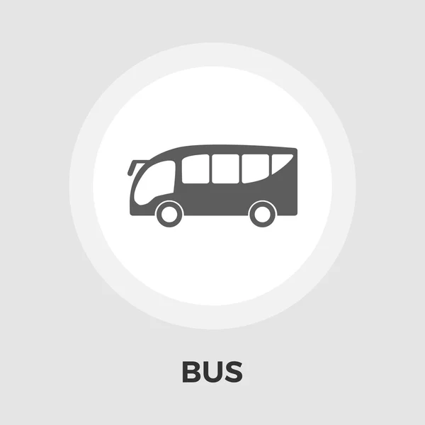 Bus Icono plano — Archivo Imágenes Vectoriales