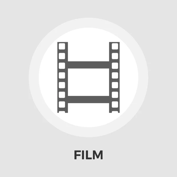 Film vector platte pictogram — Stockvector